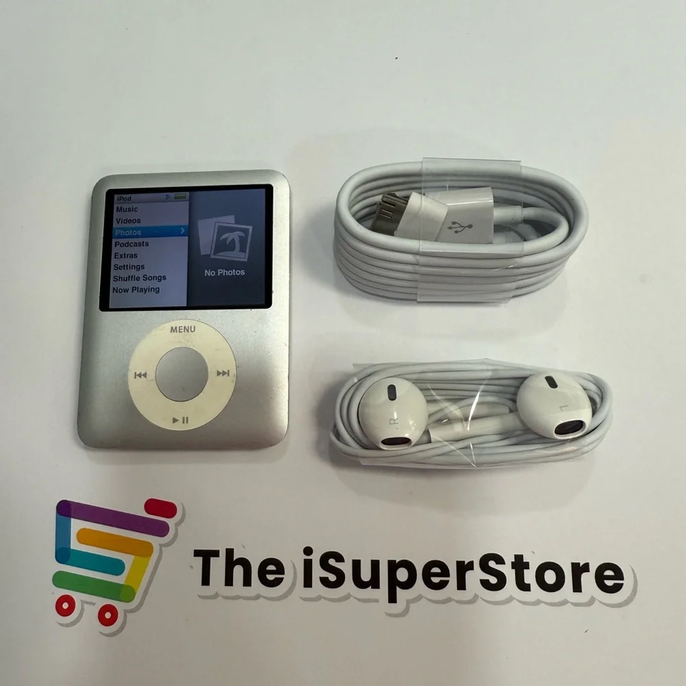 Apple iPod nano 3rd Generation 4GB Silver Excellent + 1 YR Warranty - Picture 1 of 5